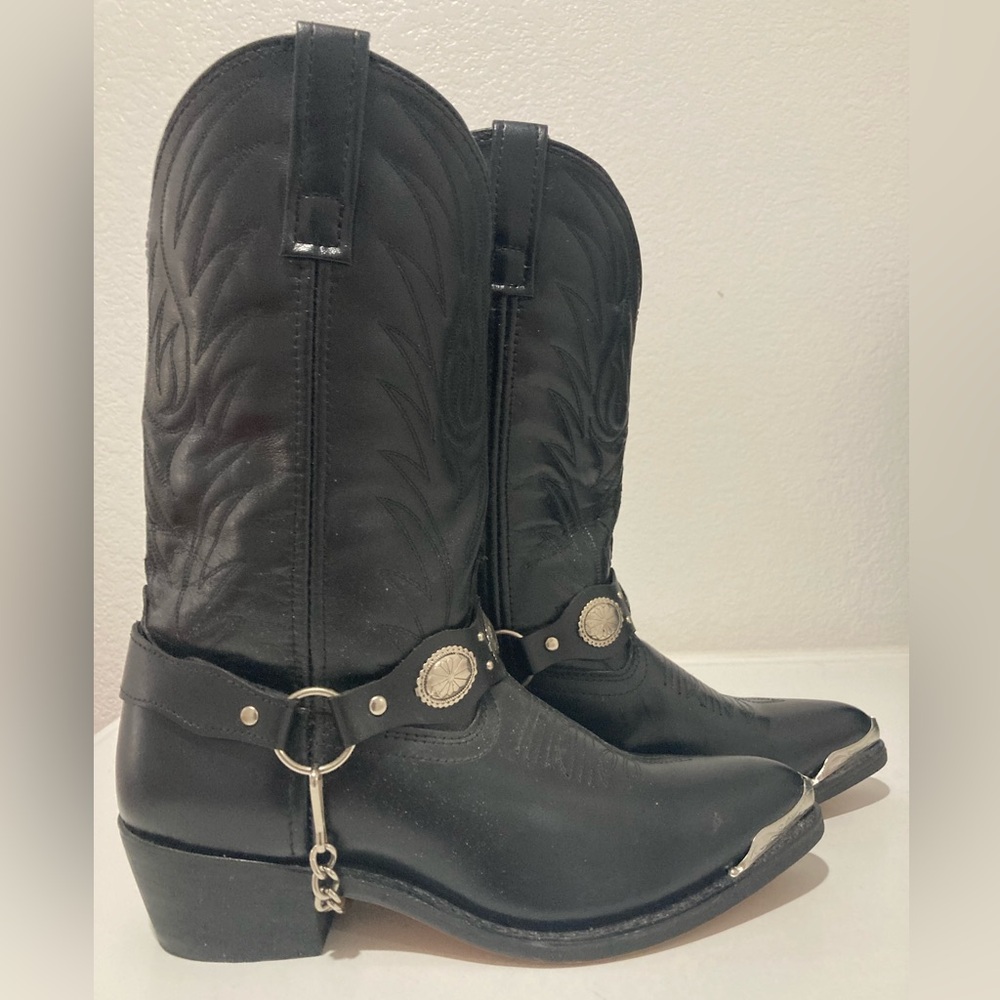 Men’s black Laredo cowboy boots size 8 1/2